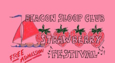 Poster with Beacon Sloop Club 2026 strawberry Festival details