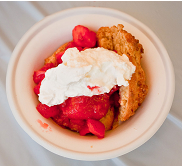 Photo of strawberry shortcake disk